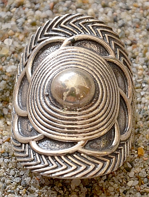 Anello Argento Mandala