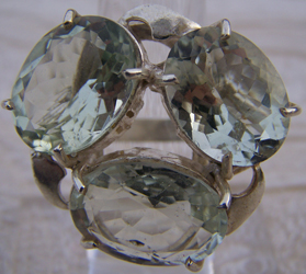  Anello in Argento e Cristallo di Rocca