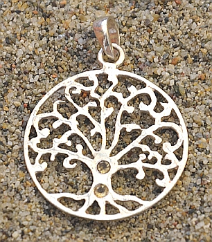 Ciondolo in Argento dell' Albero della Vita