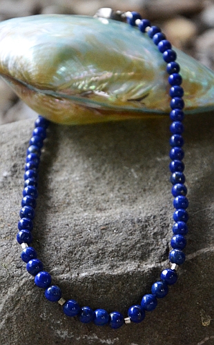 Collana Argento e Lapislazzulo